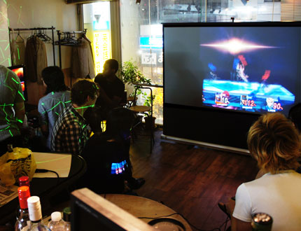 外国人とゲーム大会